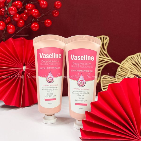 Kem Dưỡng Da Tay Và Móng Vaseline Deep Moisture Hand & Nail Cream 60ML