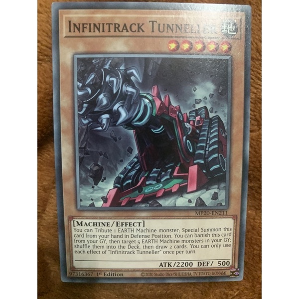 bài yugioh: infinitrack tunneller