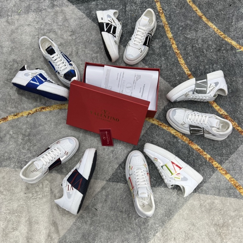Giầy sneaker VLTN vạt sườn có hộp - Giầy nam kèm hộp cao cấp