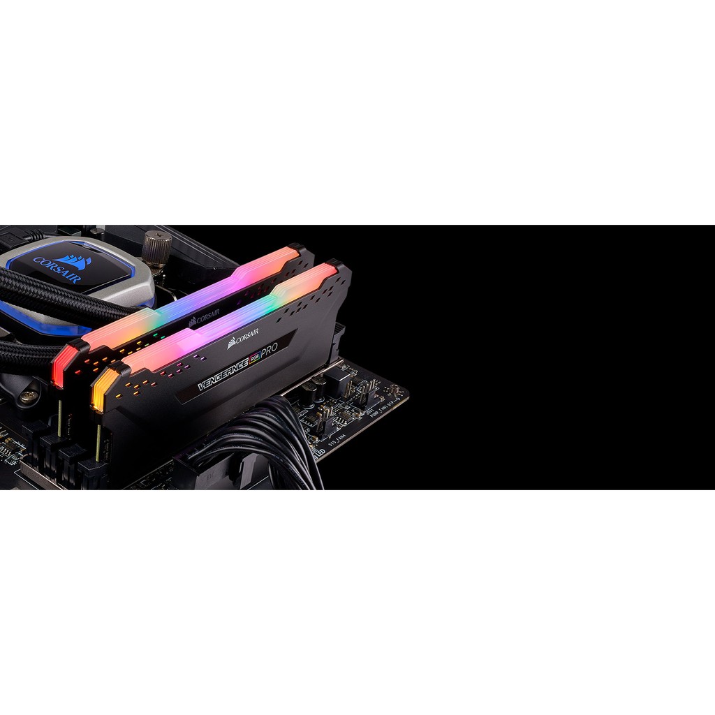 RAM CORSAIR Vengeance RGB Pro 16GB DDR4 3000MHz CMW16GX4M2C3000C15W