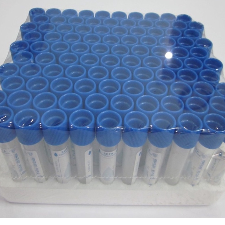 100 Ống chống đông máu edta,klc dùng trong công nghệ prp spa thẫm mỹ viện