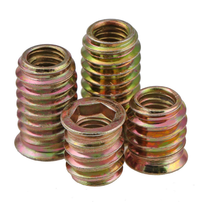 Đai Ốc Lục Giác M6M8M10 Đầu Dẹt Bằng Sắt Màu Sắc Chuyên Dụng Cho Nội Thất