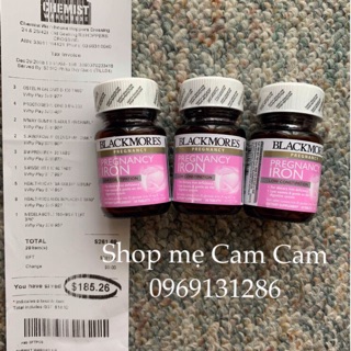 SẮT BẦU BLACKMORES KÈM BILL