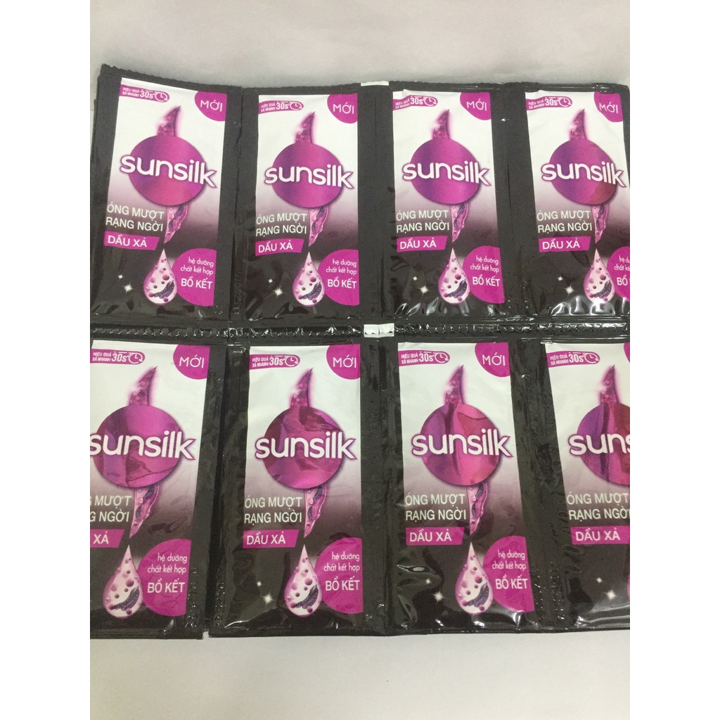 Dầu xả Sunsilk đen / vàng dây 6G x 10 gói