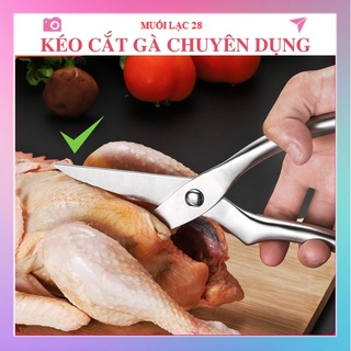 Kéo cắt gà vịt cắt thịt làm bếp đa năng mẫu mới size 25cm