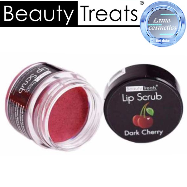 Tẩy Da Chết Môi Beauty Treats Lip Scrub Dark Cherry (Hương Cherry) Chính Hãng 100%