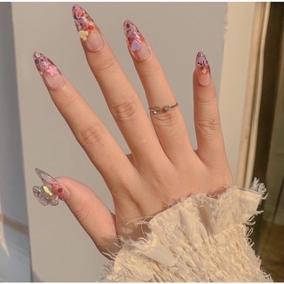 Nailbox móng up ombre kim tuyến đầu móng trendy mie shine