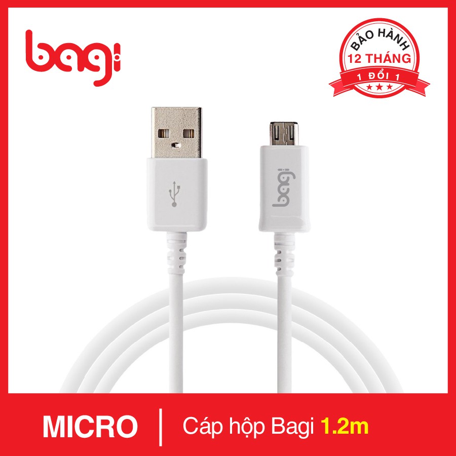 [BAGI] DÂY SẠC BAGI MICRO USB MB120 1.2M