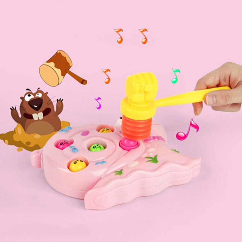 Đồ chơi búa đập chuột hamster bằng nhựa cho bé