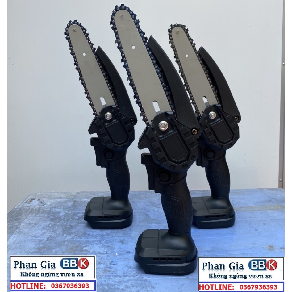 Thân Máy Cưa Xích MINI Dùng Chân Pin phổ thông- Cắt cây tỉa cành-Gọn nhẹ tiên lợi