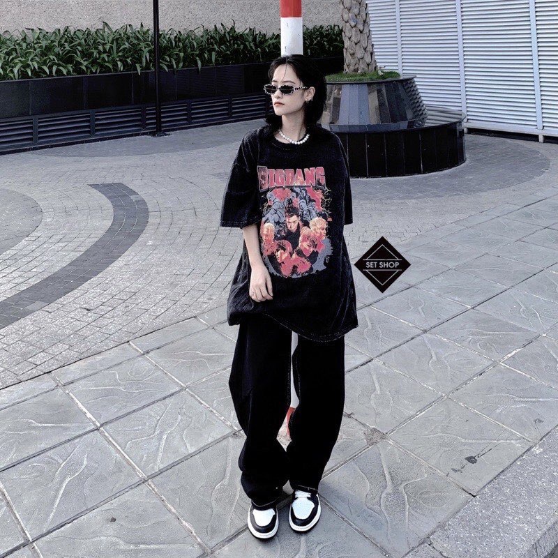 [ HÓT] Áo Thun Tay Lỡ Form Rộng Unisex In Hình Idol Bigbang Oversize Nam Nữ-ZADOLA FASHION