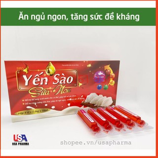 Yến Sào Sữa Non hỗ trợ tiêu hóa, giúp ăn ngủ ngon, bổ sung vitamin, khoáng chất cho cơ thể, tăng cường sức khỏe