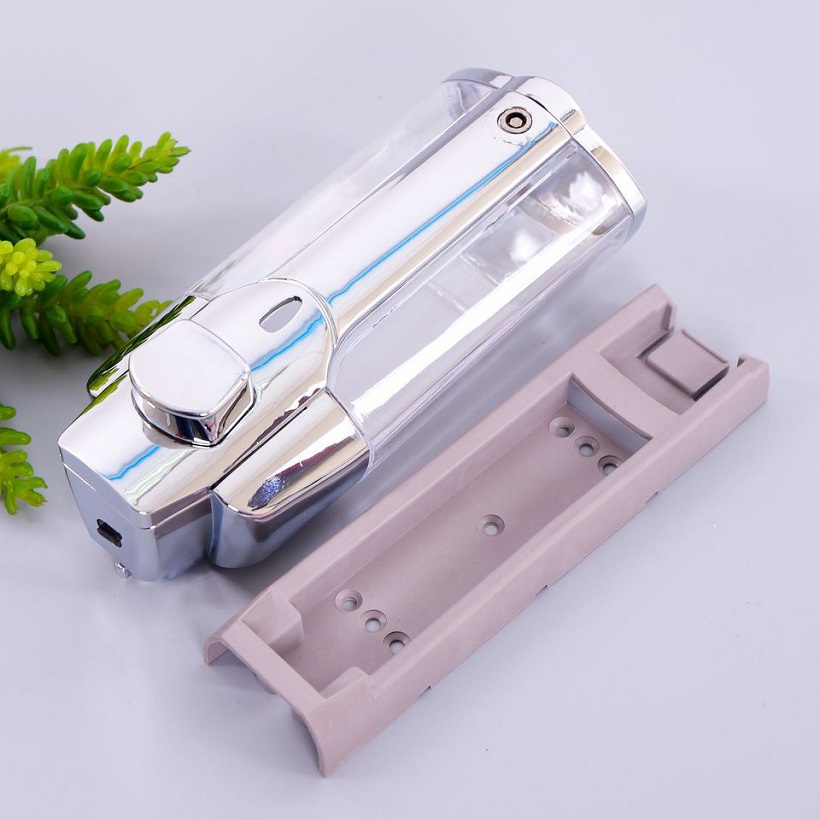 Hộp đựng xà phòng nước rửa tay nhấn gắn tường 1 bình Hando 330ml