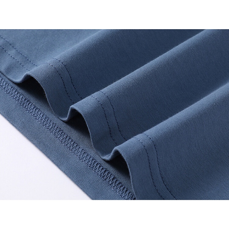 Áo Thun Cotton Tay Ngắn Dáng Rộng Màu Sắc Đơn Giản Trẻ Trung Dành Cho Nam Giới