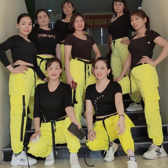 Quần Kaki xanh neon túi hộp mix dây  tương ứng 30kg đến 100kg