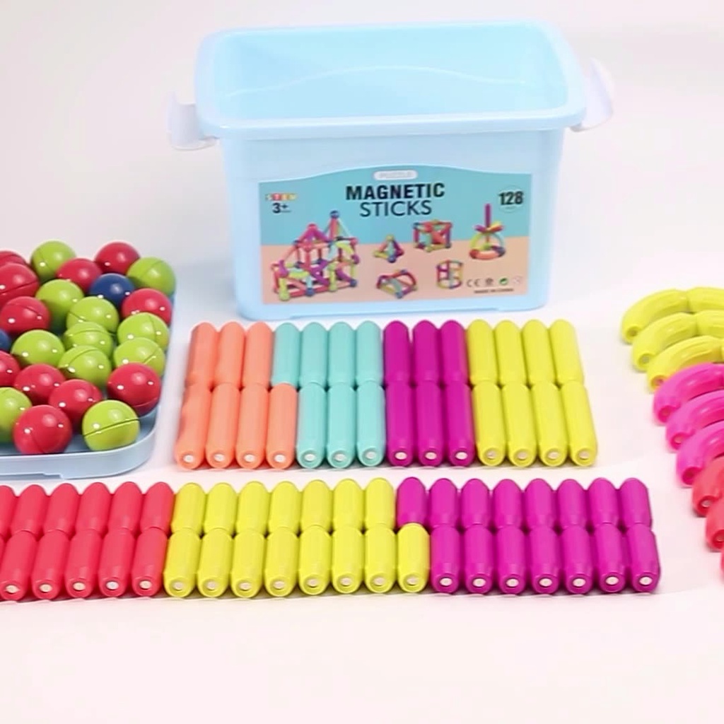 Bi nam châm xếp hình 35MM nhiều màu cho bé thêm tư duy sáng tạo