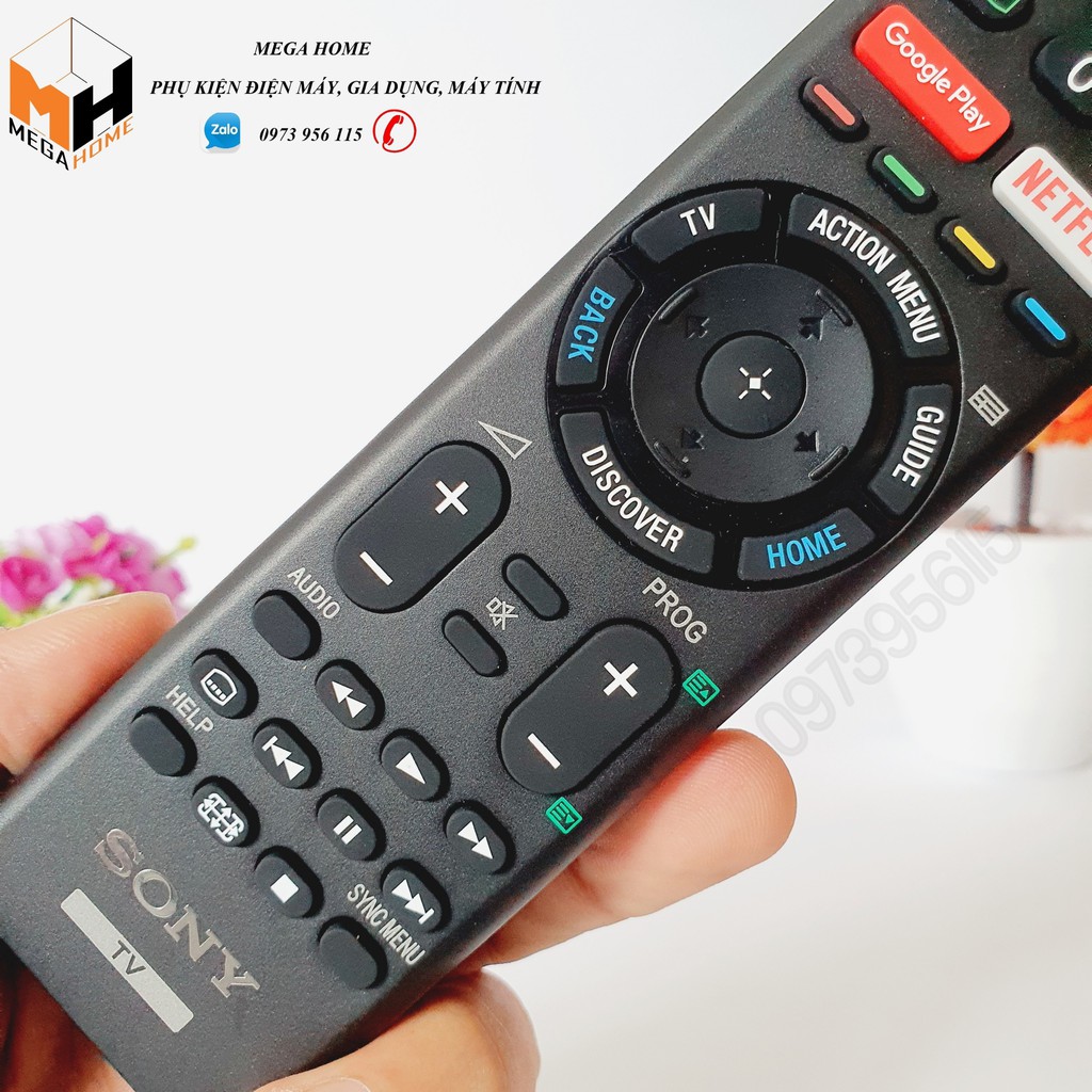 Điều khiển remote giọng nói tivi Sony smart (hàng mới 100%)