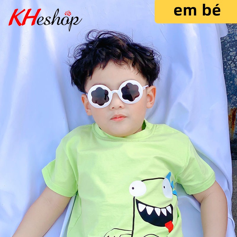 [Hàng xịn]  Kính râm cho bé chống tia UV hình bông hoa, kính mắt thời trang cho bé giá siêu hót mã Y1576