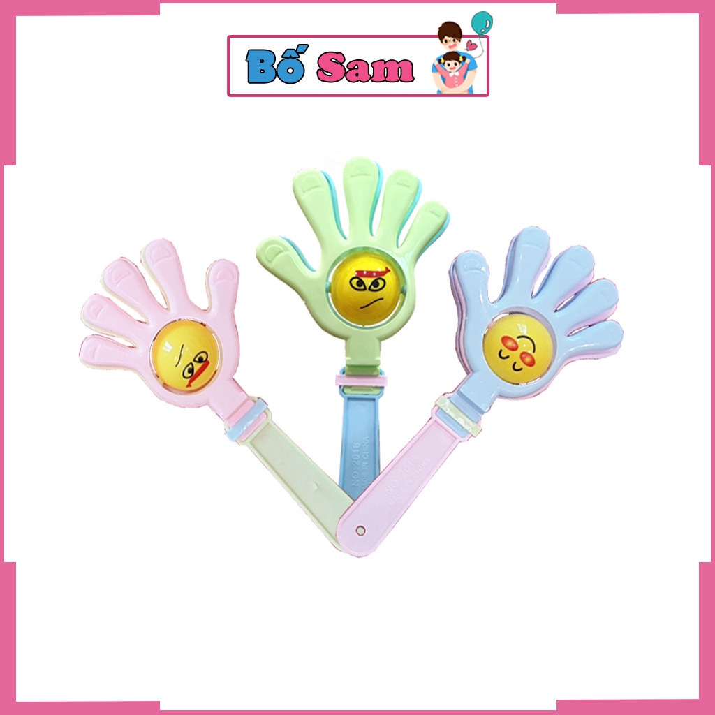 Xúc xắc cho bé đồ chơi lục lạc hình bàn tay ngộ nghĩnh dễ thương Shop Bố Sam