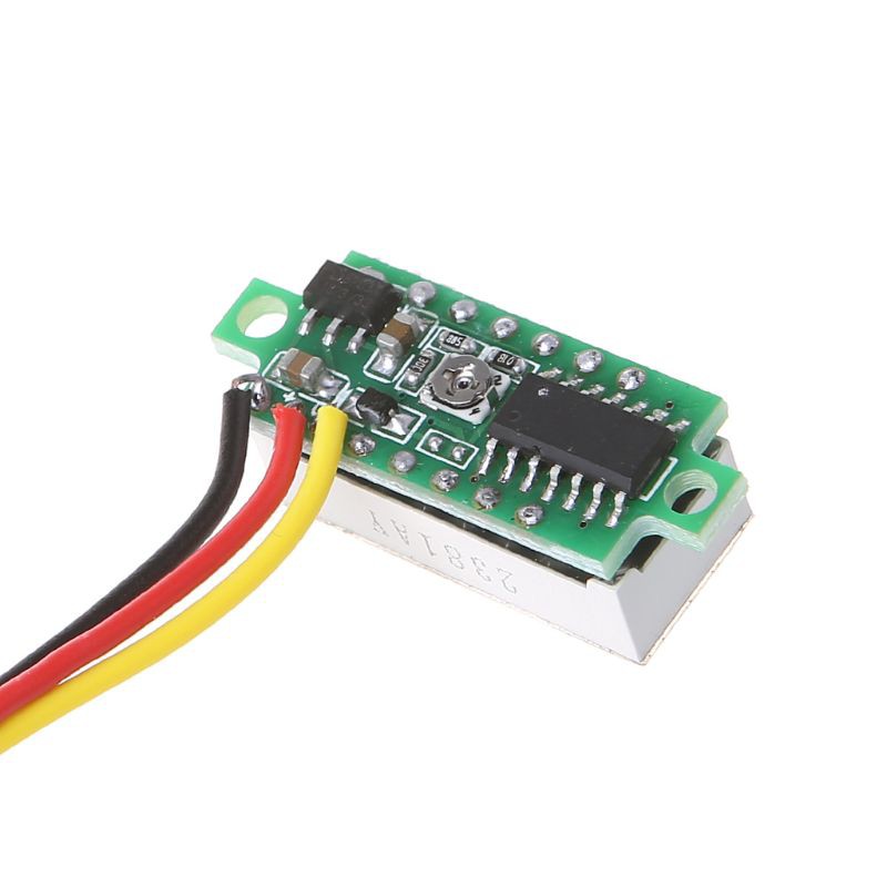 Vôn kế điện tử 0.28 inch DC 0-100V 3 có đèn LED