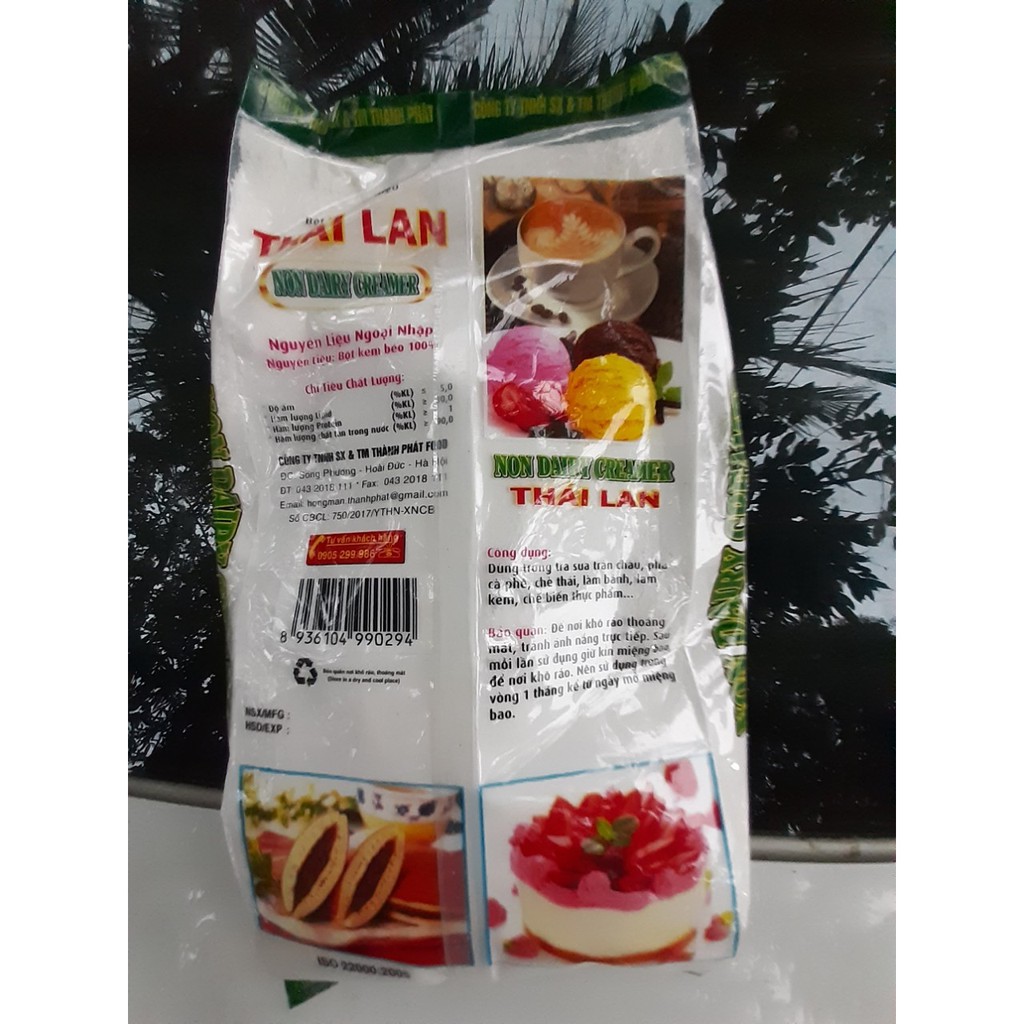 10 Kg Bột Kem Béo Thái Lan Thành Phát Food (1 Thùng)