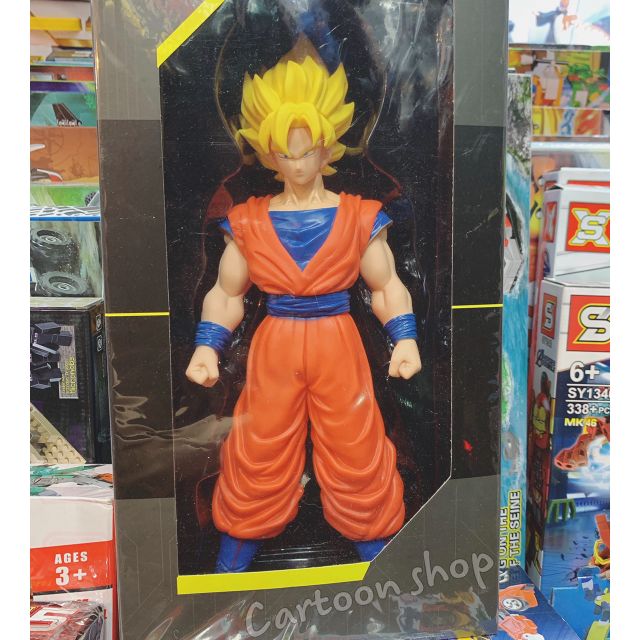 Mô hình songoku siêu saiyan kích thước 40cm nhựa cao cấp