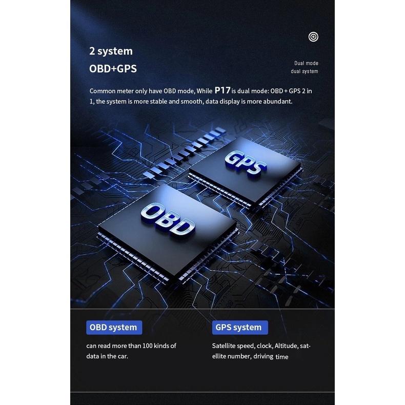 Giá Nhà Máy p17 hud obd2 Hướng Dẫn Dầu Điều Hướng gps Màn Hình Hiển Thị Tốc Độ Cho Xe Hơi Máy Tính