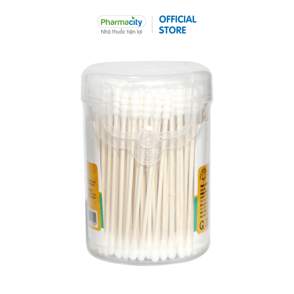 Tăm bông Pharmacity thân giấy cho bé