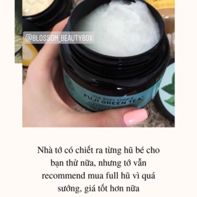 Dầu gội tẩy da chết da đầu Fuji Green Tea Hair Scrub the body shop