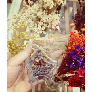 Bình thủy tinh hình ngôi sao nhỏ