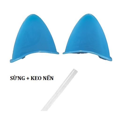 Tai Mèo Gắn Mũ Bảo Hiểm Siêu CUTE - Cực Xinh (1 Đôi)