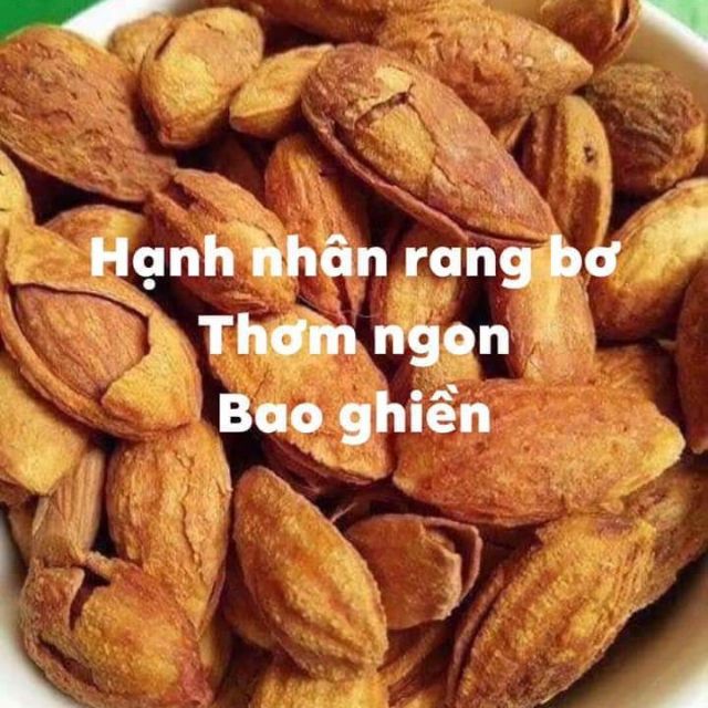 250gr Hạnh nhân rang bơ thơm ngon- bao ghiền