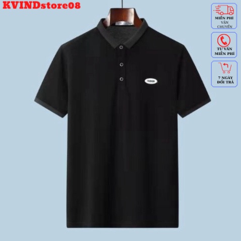 ⭐ Áo Thun Nam ,Áo Phông Nam Cổ Bẻ Tay Ngắn BoDy Ôm Dáng Chất Coton Co Giản Mèm Min Thoáng Mát _KVINDstore08