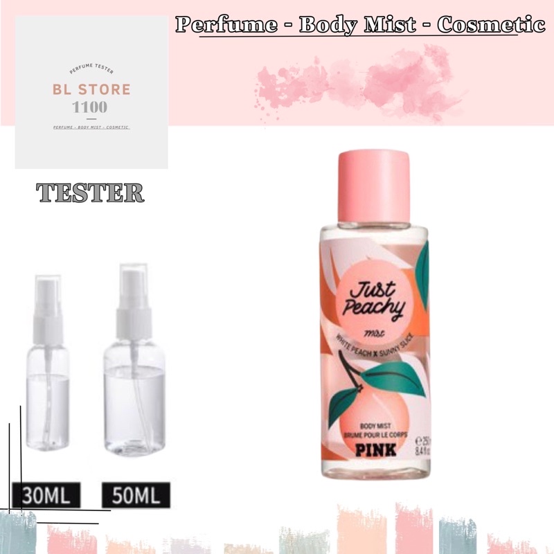 [BL] Body mist xịt thơm toàn thân Just Peachy ( Mẫu dùng thử 10ml/30ml/50ml)