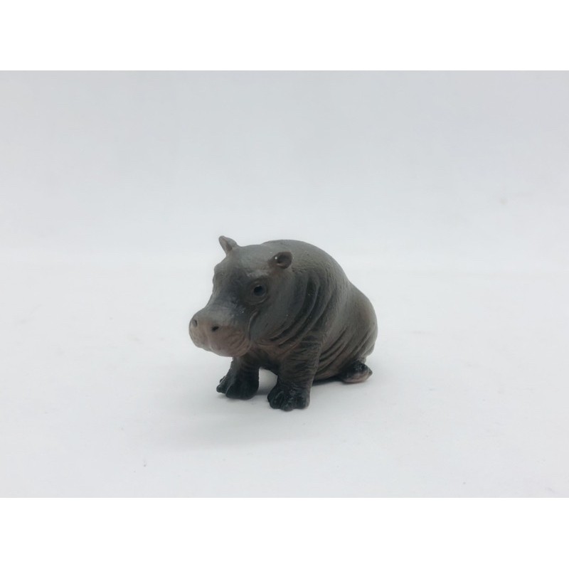 Mô hình động vật , đồ chơi con vật Schleich chính hãng Hà mã con ngồi 14682 - Schleich House