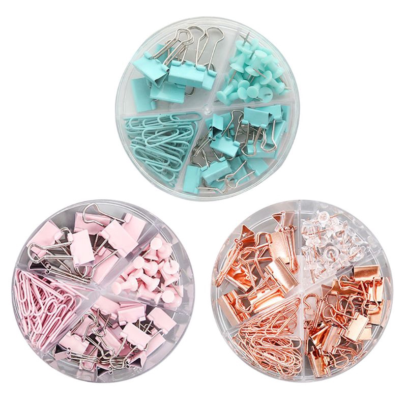 Set 72 Kẹp Đa Năng Bằng Kim Loại