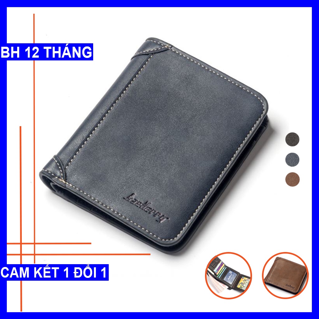 [Xả Kho] Ví Nam Mẫu Baellerry Da Mềm Cao Cấp, Bóp Da Nam  Xốp VICENZO Nhiều Mã Để Chọn