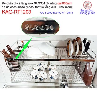 KỆ ĐỰNG CHÉN BÁT 2 TẦNG KAG-RT1203