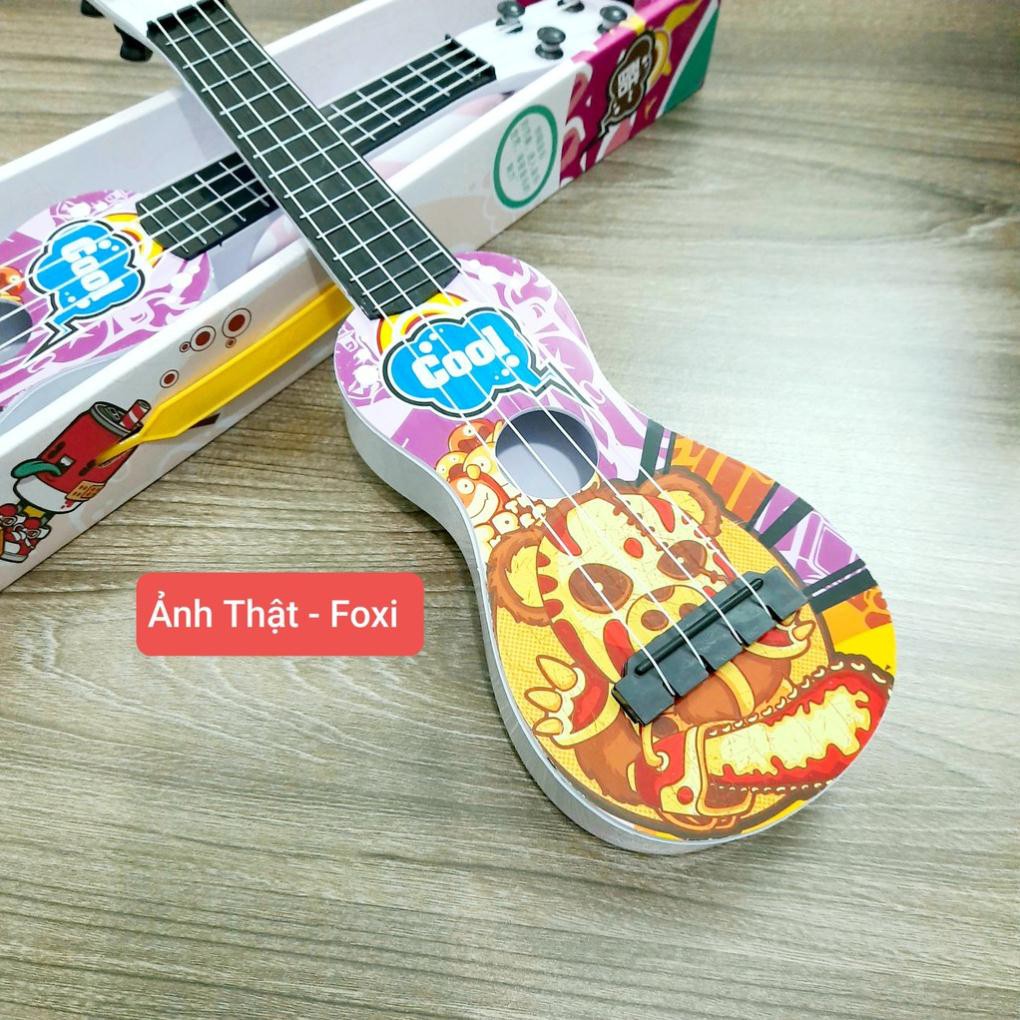 Đồ chơi phát nhạc và nhạc cụ Đàn Guitar Mini-Ukulele cho bé vừa chơi vừa học phát triển trí tuệ