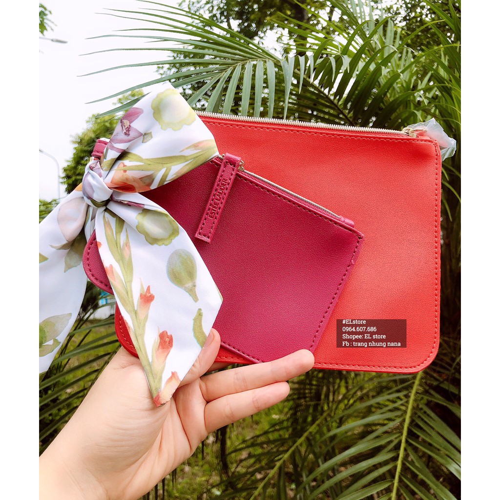 Set 2 Túi đựng mỹ phẩm Estee lauder siêu xinh