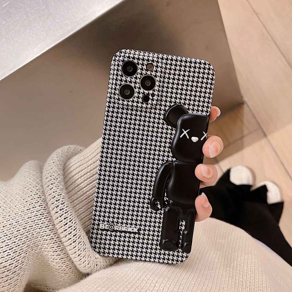 Ốp Điện Thoại Mềm Chống Rơi Họa Tiết Gấu Hoạt Hình 3D Cho iphone 13 12 11 Pro Max XS Xsmax XR XS X