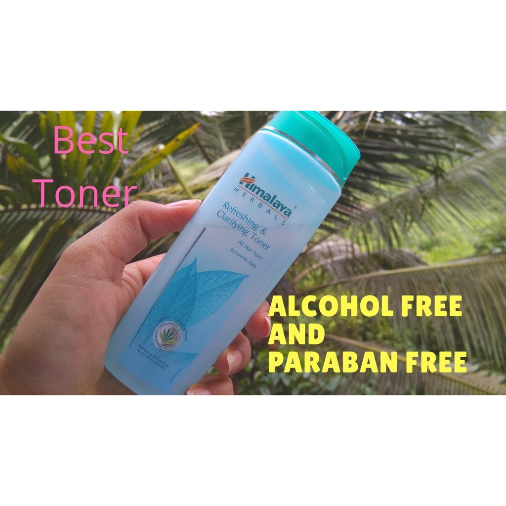 Nước hoa hồng làm sạch mụn và cân bằng pH trên da Himalaya Refreshing &amp; Clarifying Toner 100ml