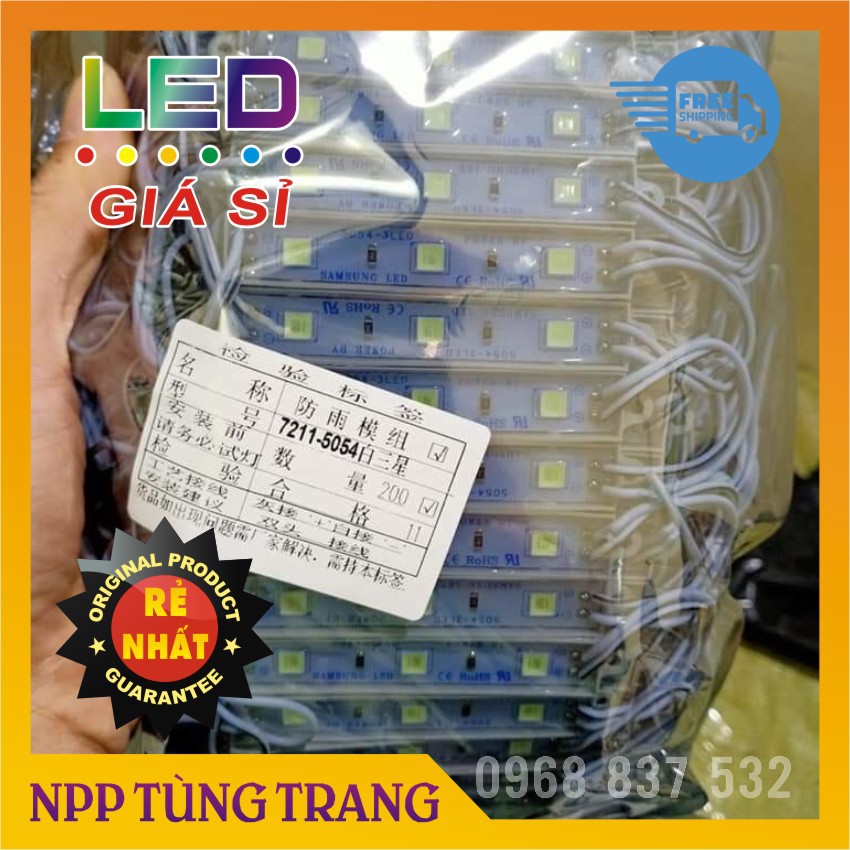 Cụm Led hắt 3 bóng vỉ 20 thanh điện áp 12V