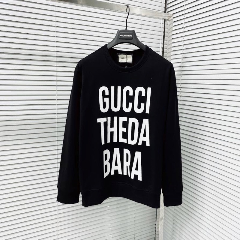 Áo nỉ sweater nam nữ GC Theda Bara in nhiệt chìm ống bo chun chất nỉ cotton dày dặn đẹp