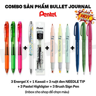 [Siêu Tiết kiệm] Combo Sản Phẩm Bullet Journal - Pentel [Hàng Chính Hãng]