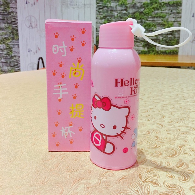 Bình nước nhựa hello kitty thanh ly