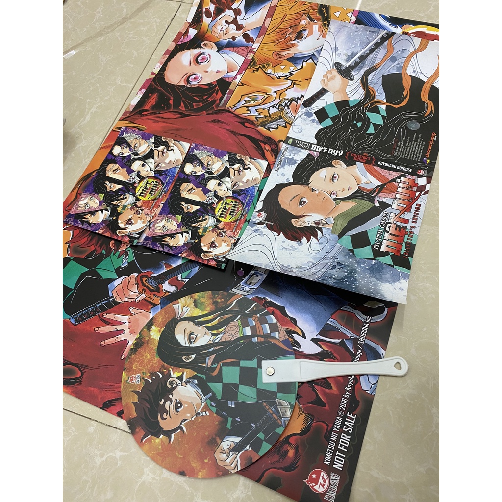 Combo Full quà tặng Offline Kimetsu no Yaiba - Thanh gươm diệt quỷ - NXB Kim Đồng