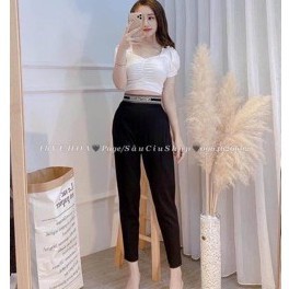 Quần Legging nữ Cạp Cao co giãn 4 chiều có túi Chất Vải UMI hàn dày mềm mịn Quần baggy nữ lưng cao mặc đi học công sở