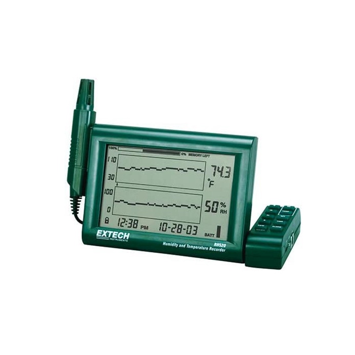 Máy ghi biểu đồ nhiệt độ và độ ẩm Extech RH520B
