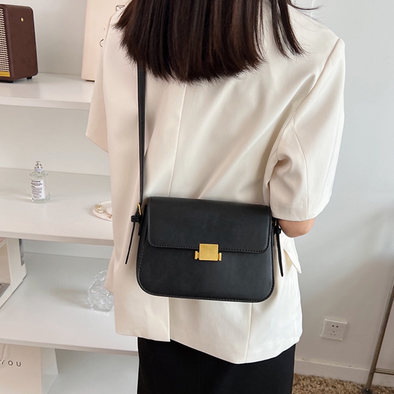 Túi IELGY đeo vai hình vuông cỡ nhỏ phong cách Hàn Quốc thời trang cho nữ